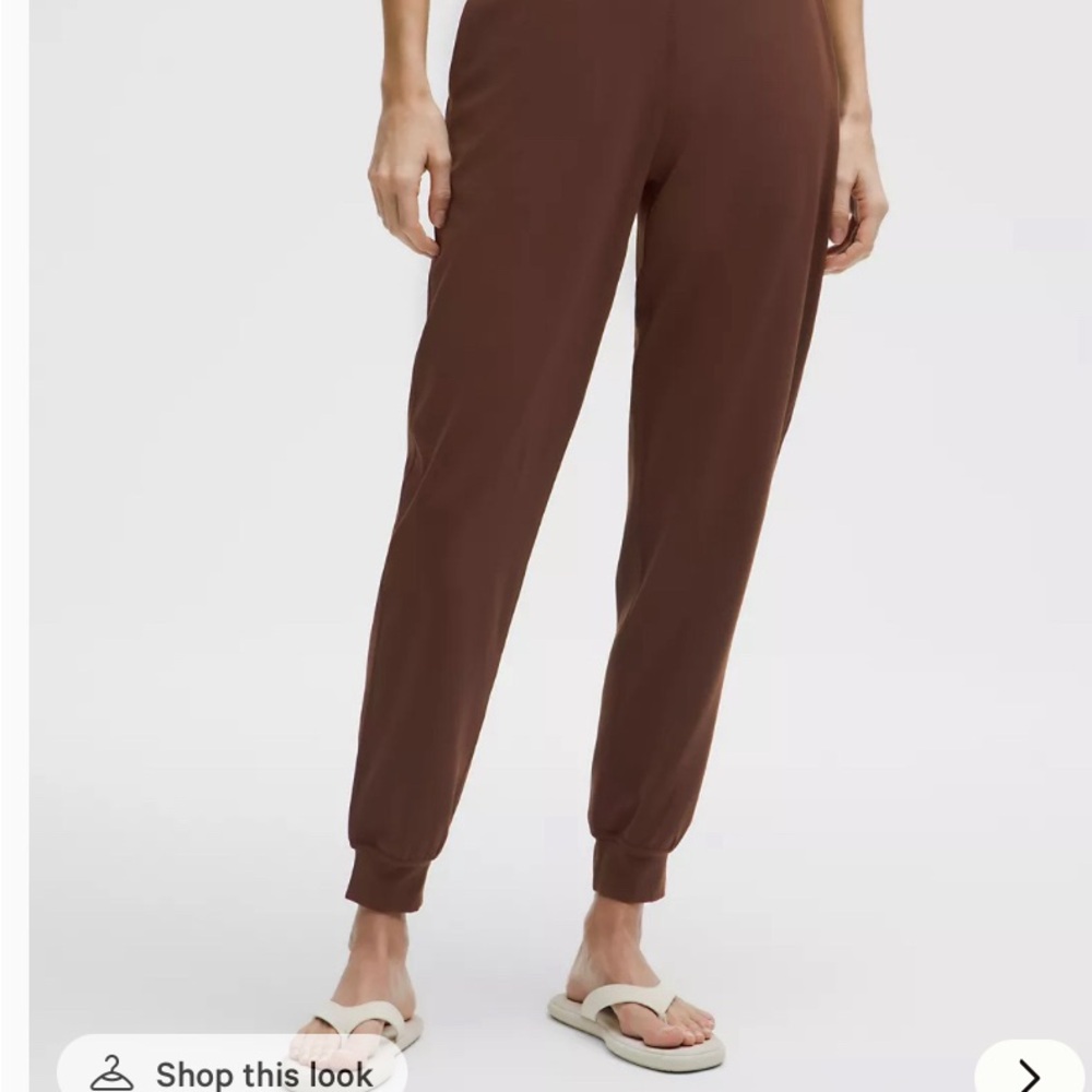 Lululemon Women's align Brown Jogger Pants new 6